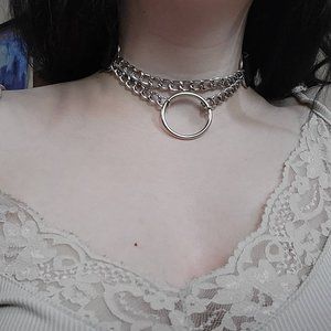 Goth Choker Necklace Bundle of 4